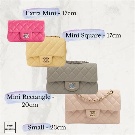 chanel digital flap bag|chanel bag size chart.